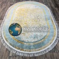 Иранский ковер Paris 3090 Серый овал